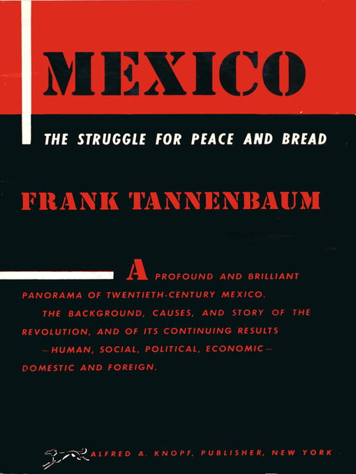 Title details for MEXICO by Frank Tannenbaum - Available